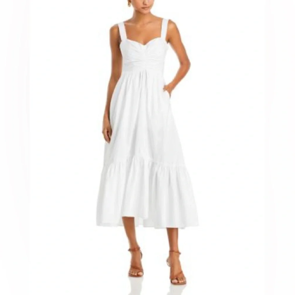 A.L.C Lilah II Cotton Midi Dress, Size 0, BRAND NEW, $495